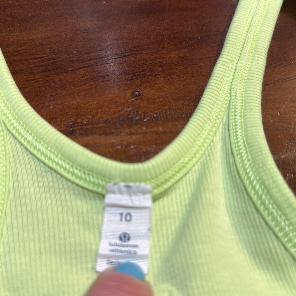 NEW LULULEMON RACERBACK RIBBED TANK TOP🖤 - Picture 7 of 10